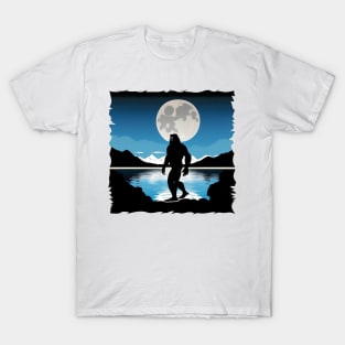 Bigfoot Moon T-Shirt